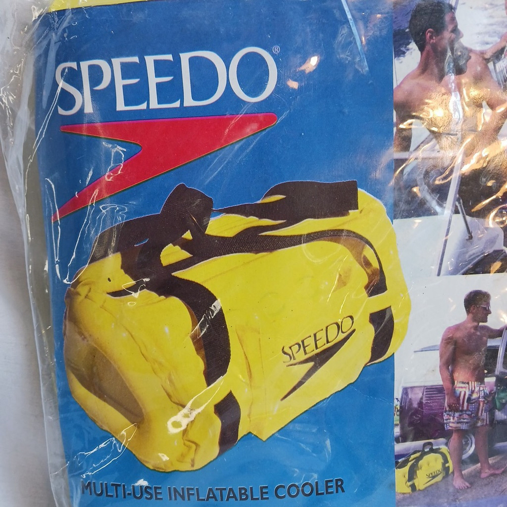 New Vintage Speedo Inflatable Multiuse Cooler Bag With Handles Waterproof Floats